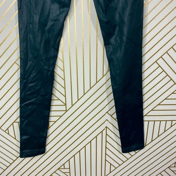 LF CARMAR Green Wax Coated Zip Skinny Jeans - Picture 8 of 10